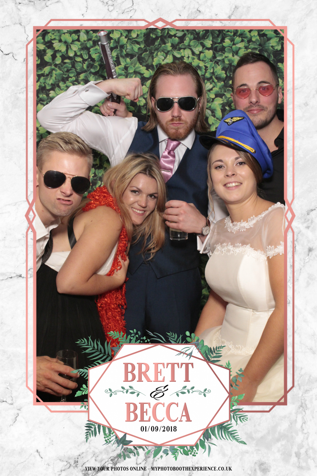 Brett & Becca's Wedding | View more photos from the event at gallery.myphotoboothexperience.co.uk/u/MyPhotoBoothExperienceLtd/Brett-Beccas-Wedding